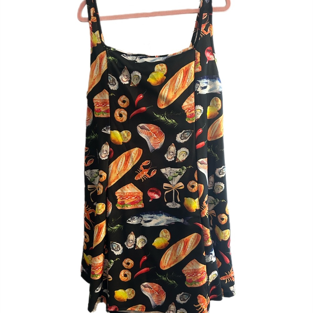 Seafood & Martini Cocktail Dress SHEIN 3X